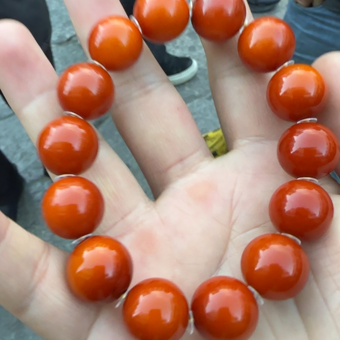 蜜蜡未镶嵌手链蜜蜡