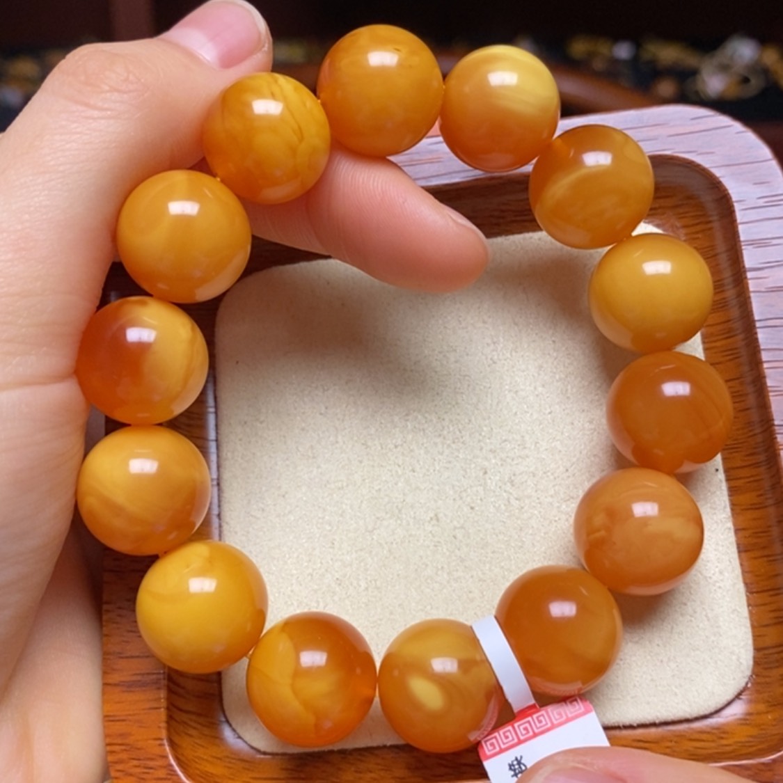 【闪购商品】蜜蜡手链未镶嵌手串