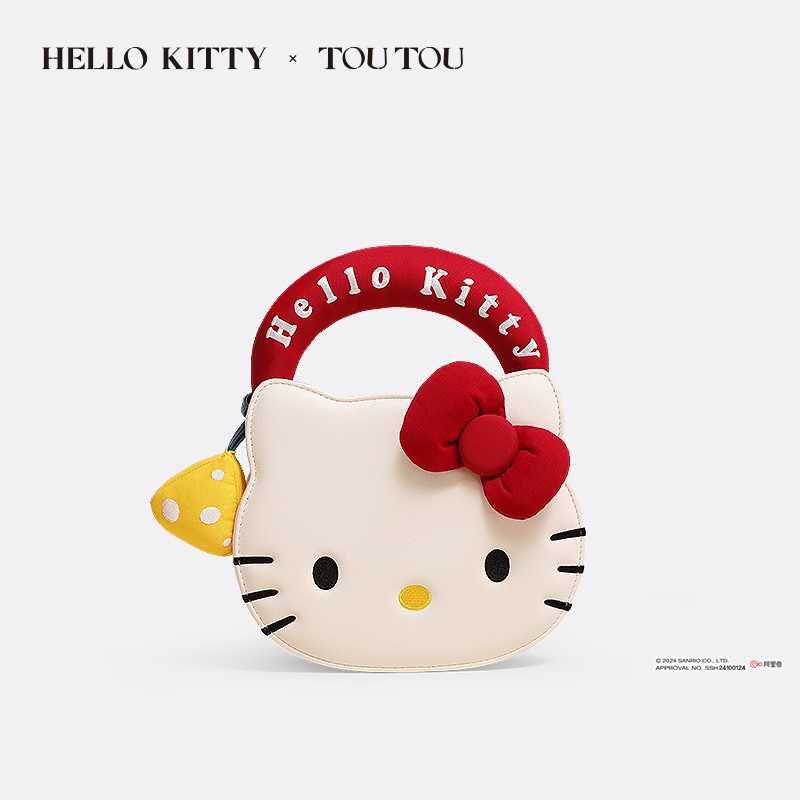 toutou【三丽鸥官方正版授权】HelloKitty女包斜挎包kitty包包
