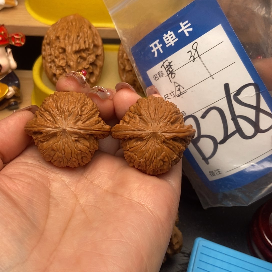 桃核吊坠核桃磨盘狮子头