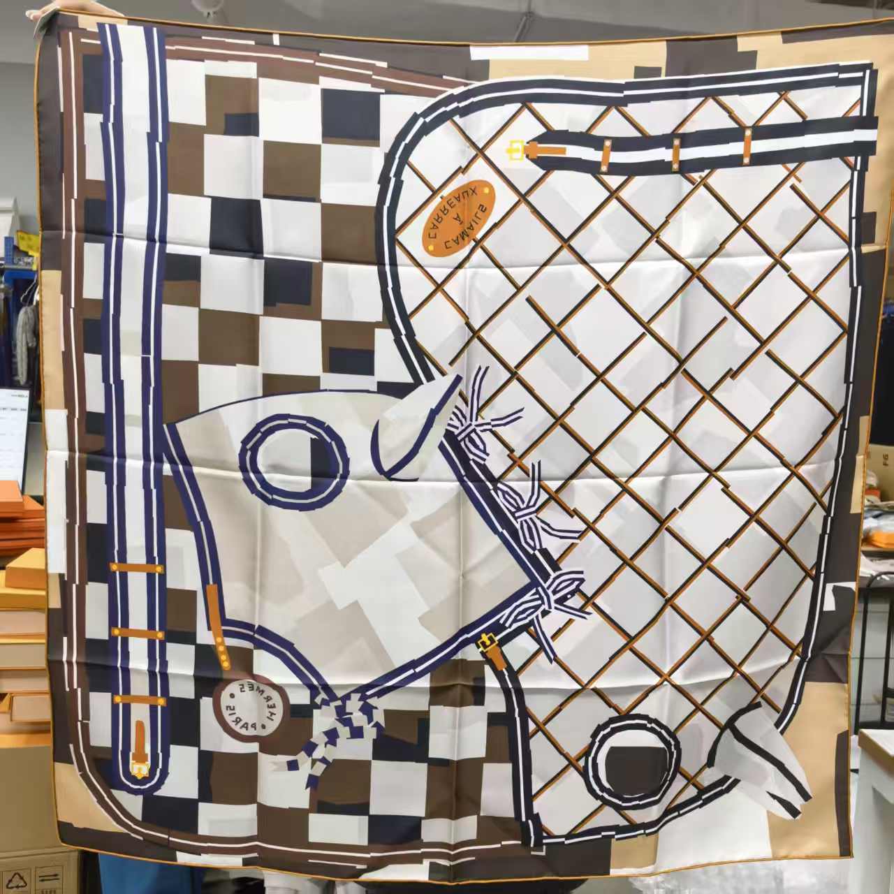 99新 Hermes/爱马仕  海囤J/爱马仕/丝巾/my51138