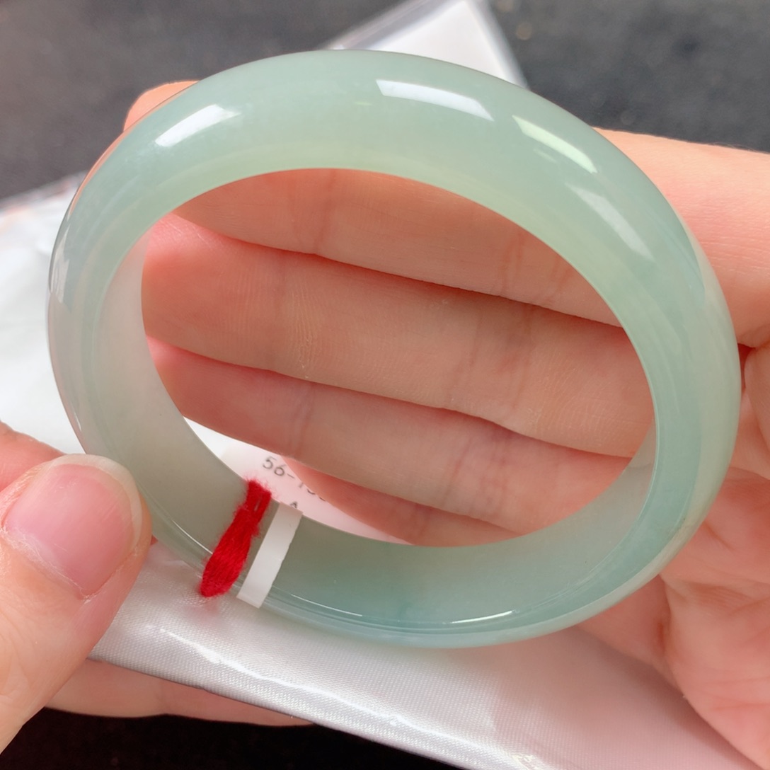 未镶嵌手镯翡翠缅甸天然翡翠手镯56