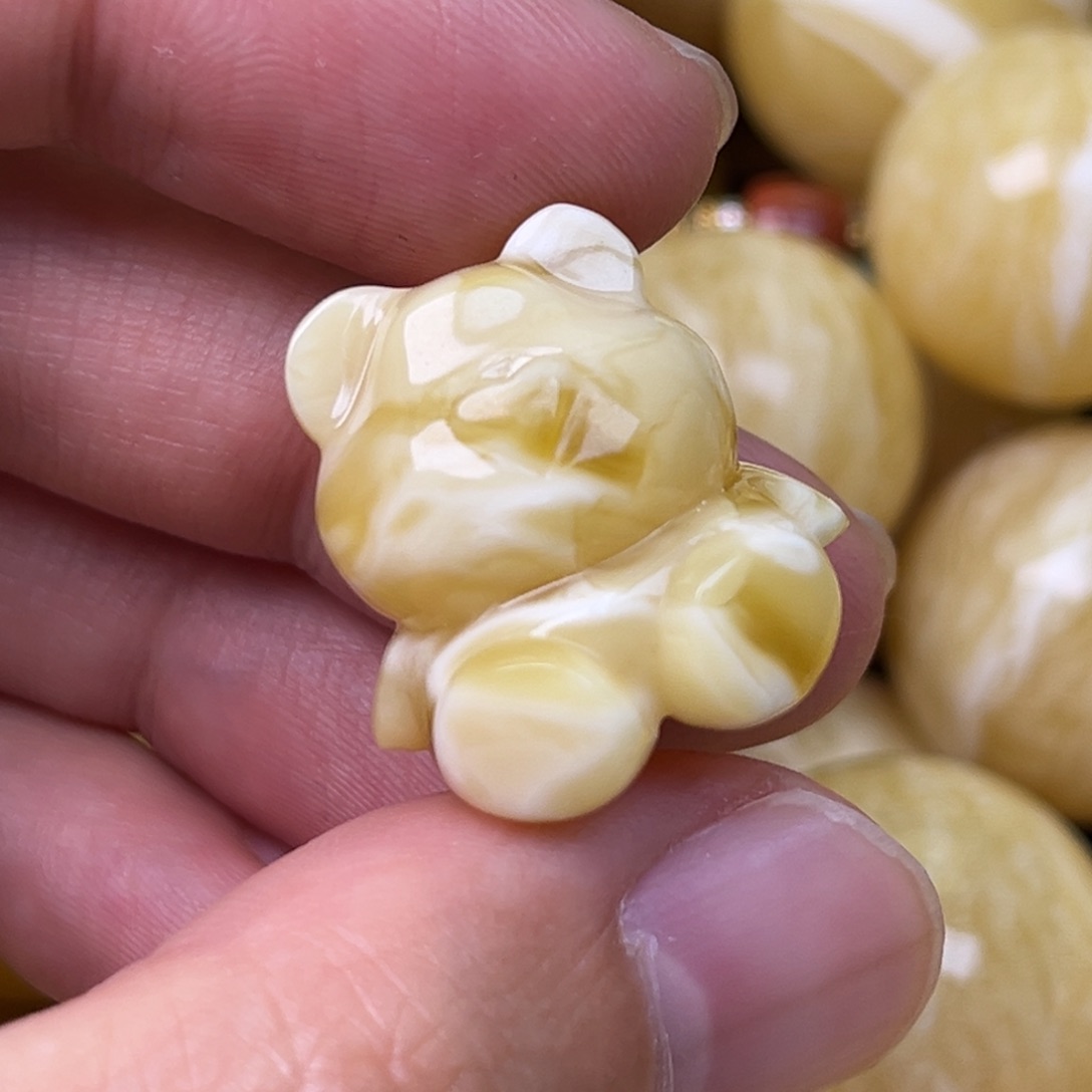 裸石蜜蜡未镶嵌！