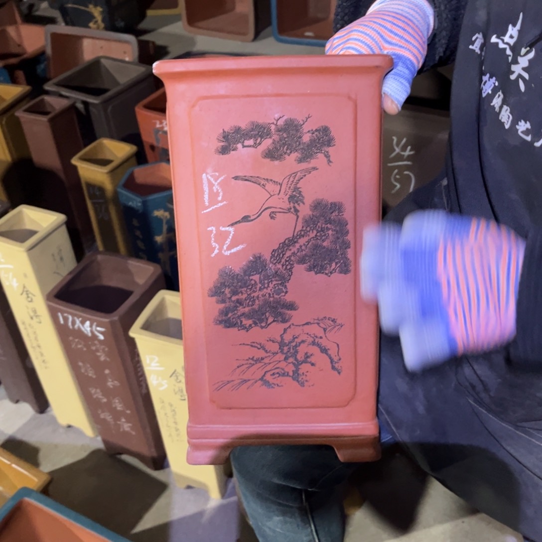 紫砂花盆盆景艺术