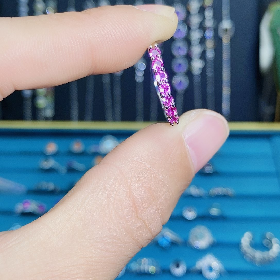 紫晶珠宝半成品未镶嵌