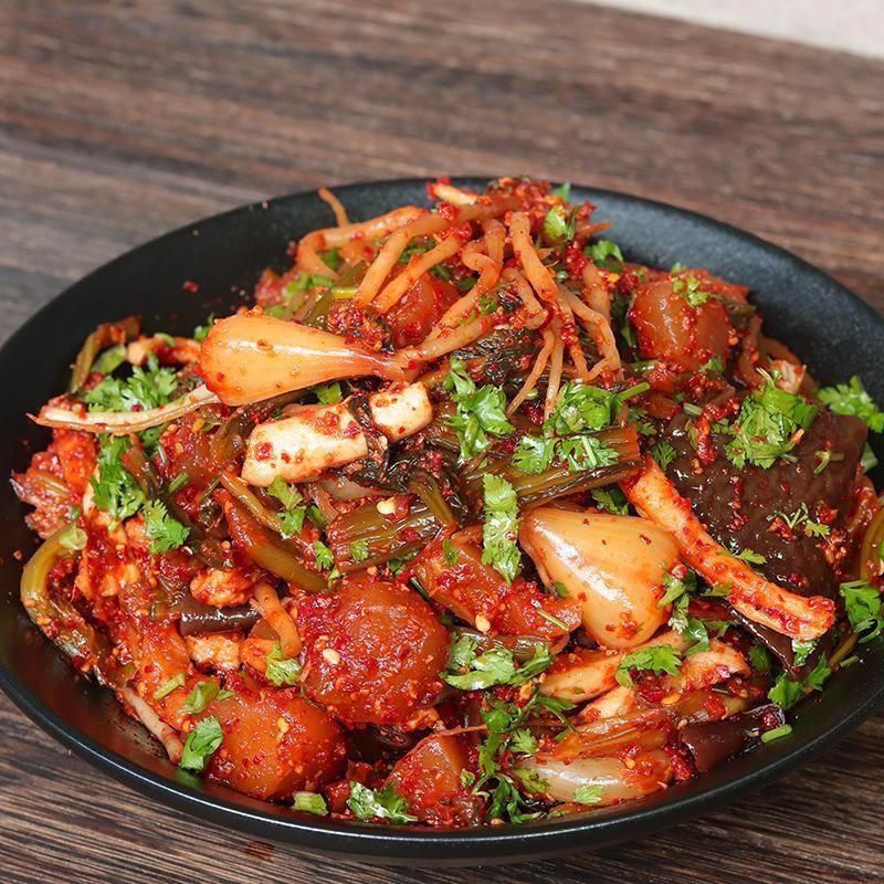 八宝腊腌菜 手工腌制 德宏特色