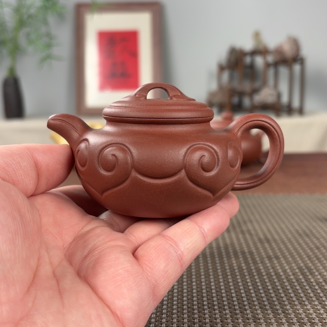 紫砂茶壶黄龙山原矿紫砂壶150