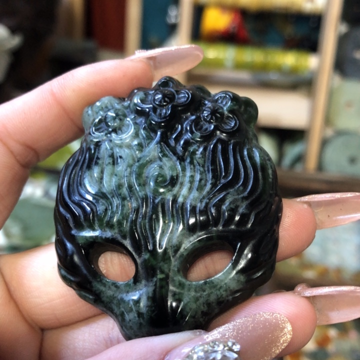 岫玉岫玉挂件未镶嵌