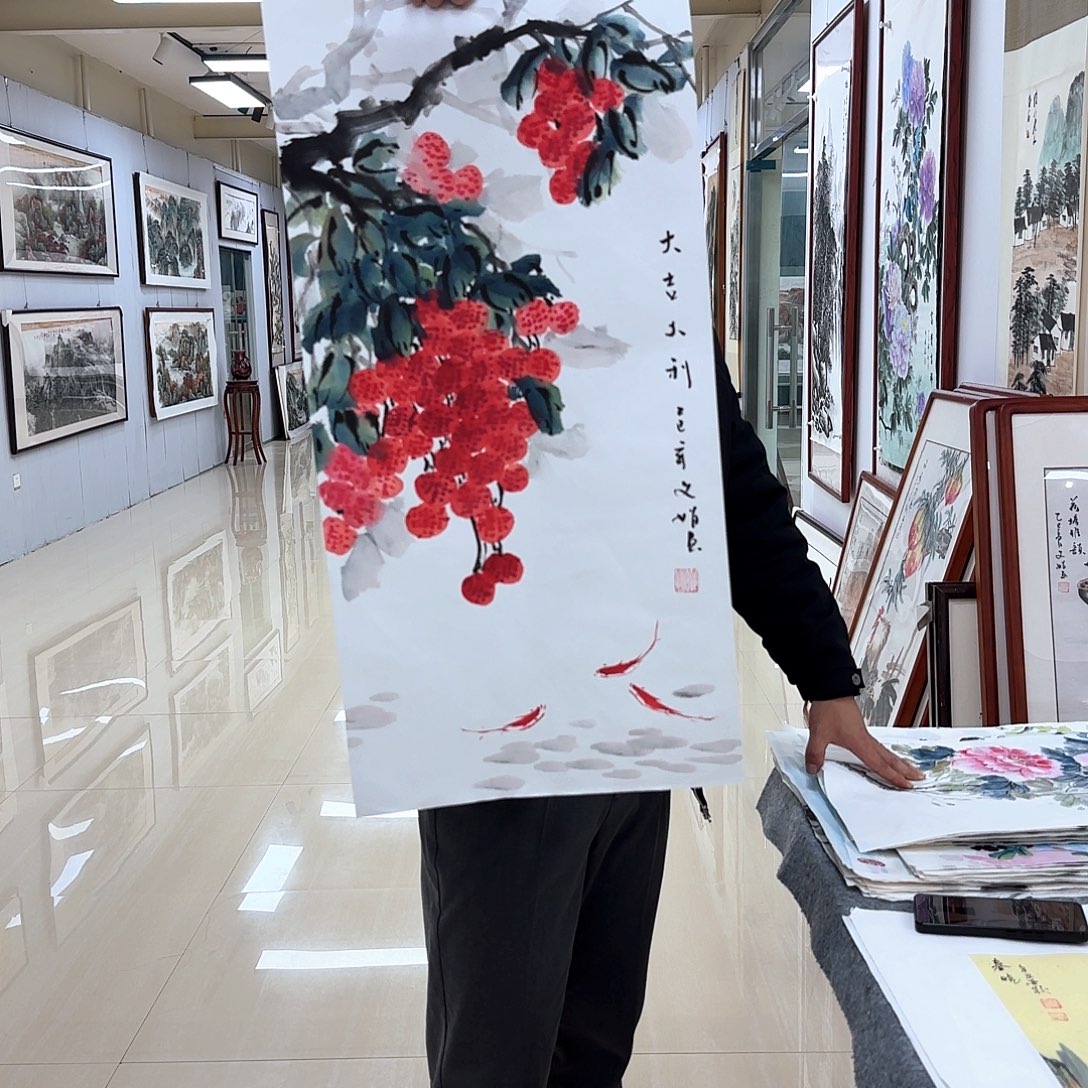 国画国画作品展。国画作品