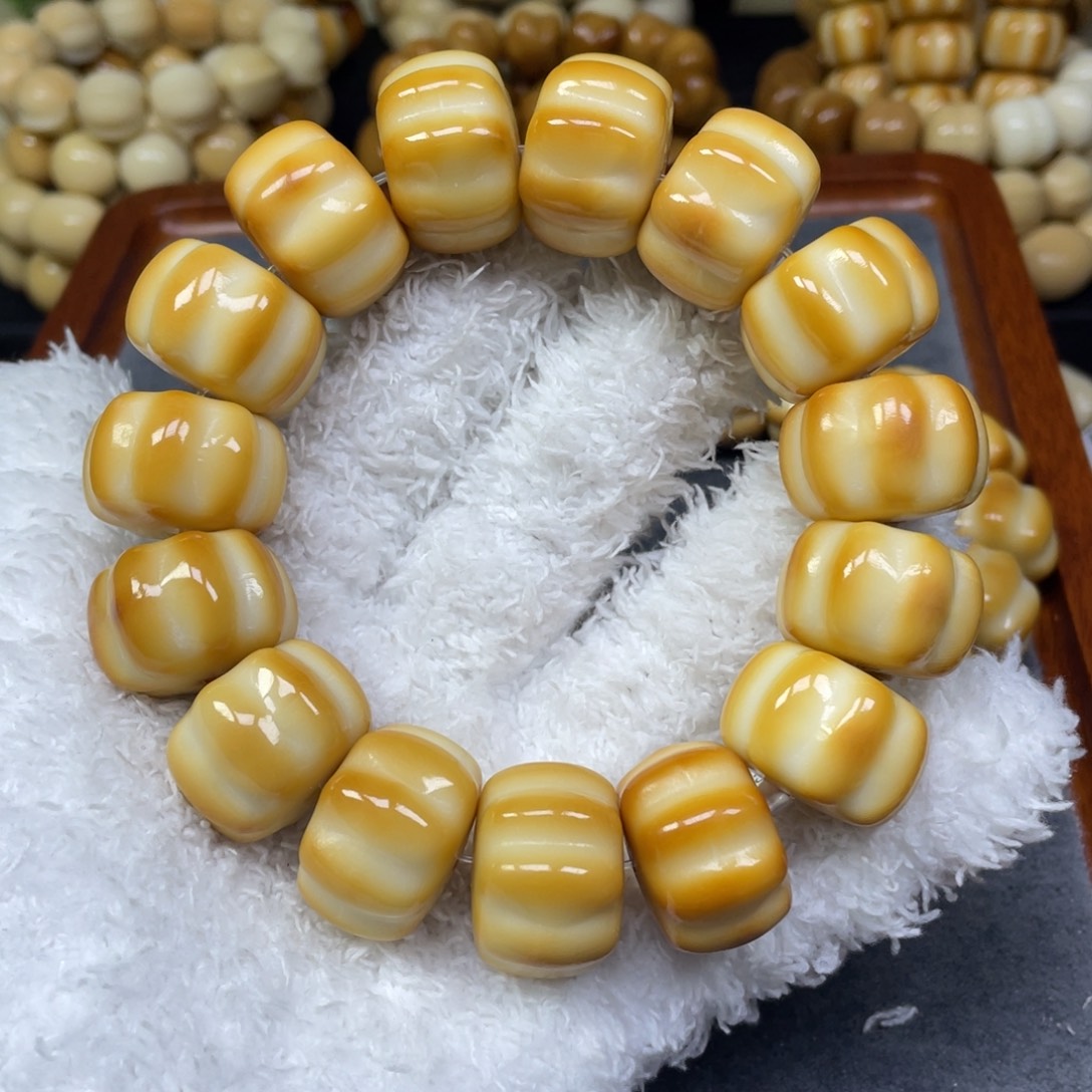 手串菩提根/象牙果11.12.5微瑕车轮南瓜