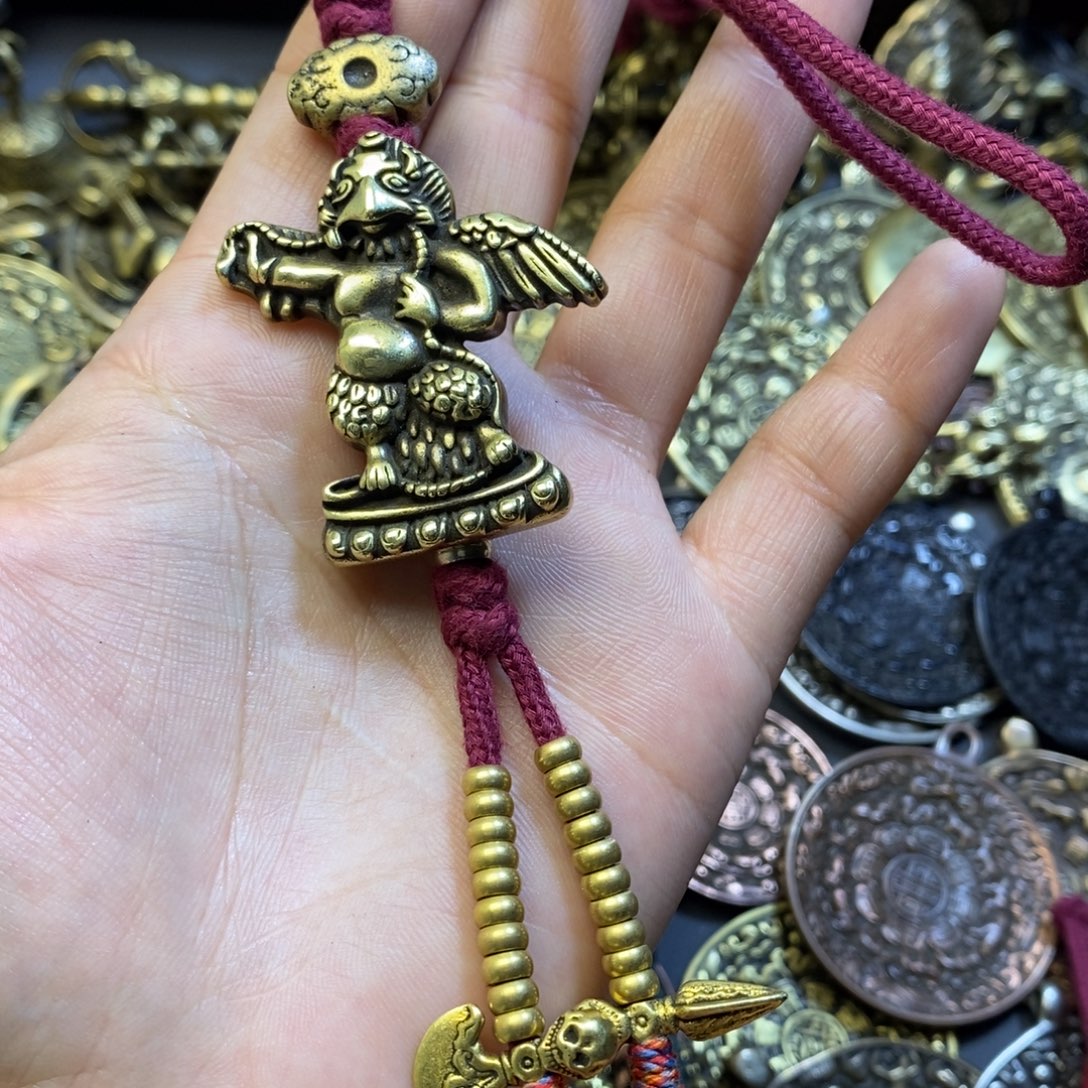 藏式大鹏鸟搭配挂件