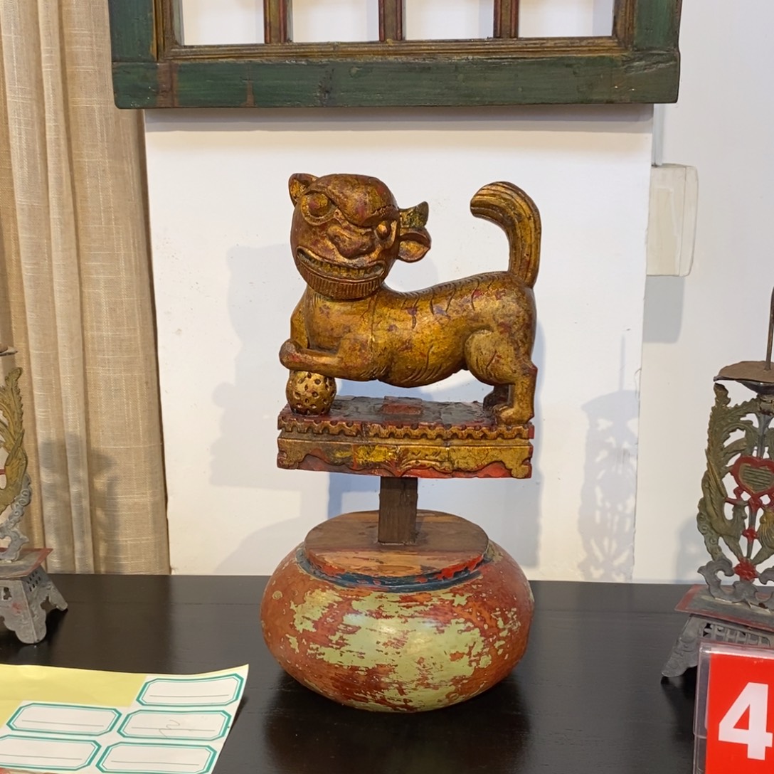 乜***柱木（红木类）老花板摆件家具