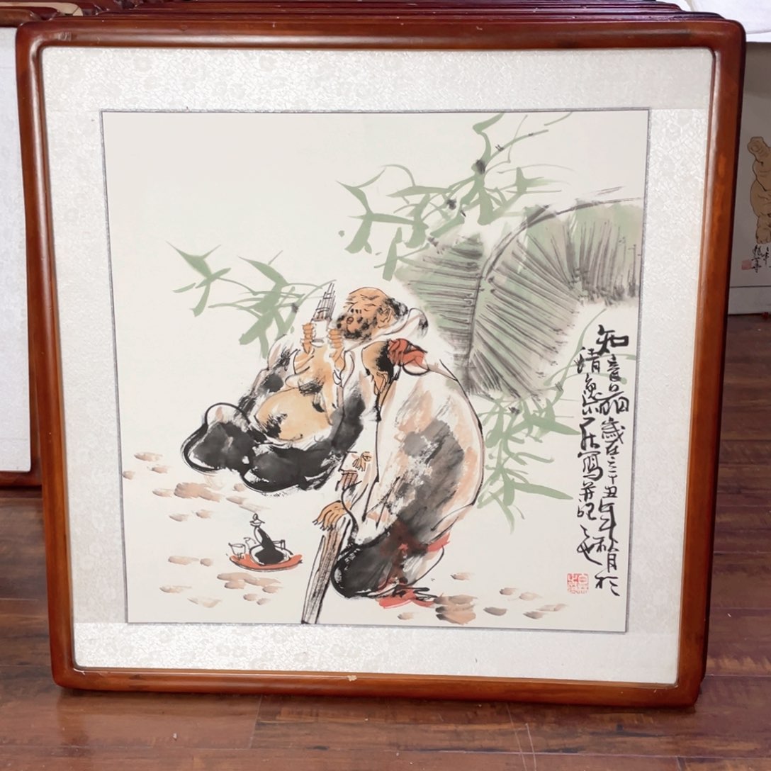 国画带框尺寸63*63厘米