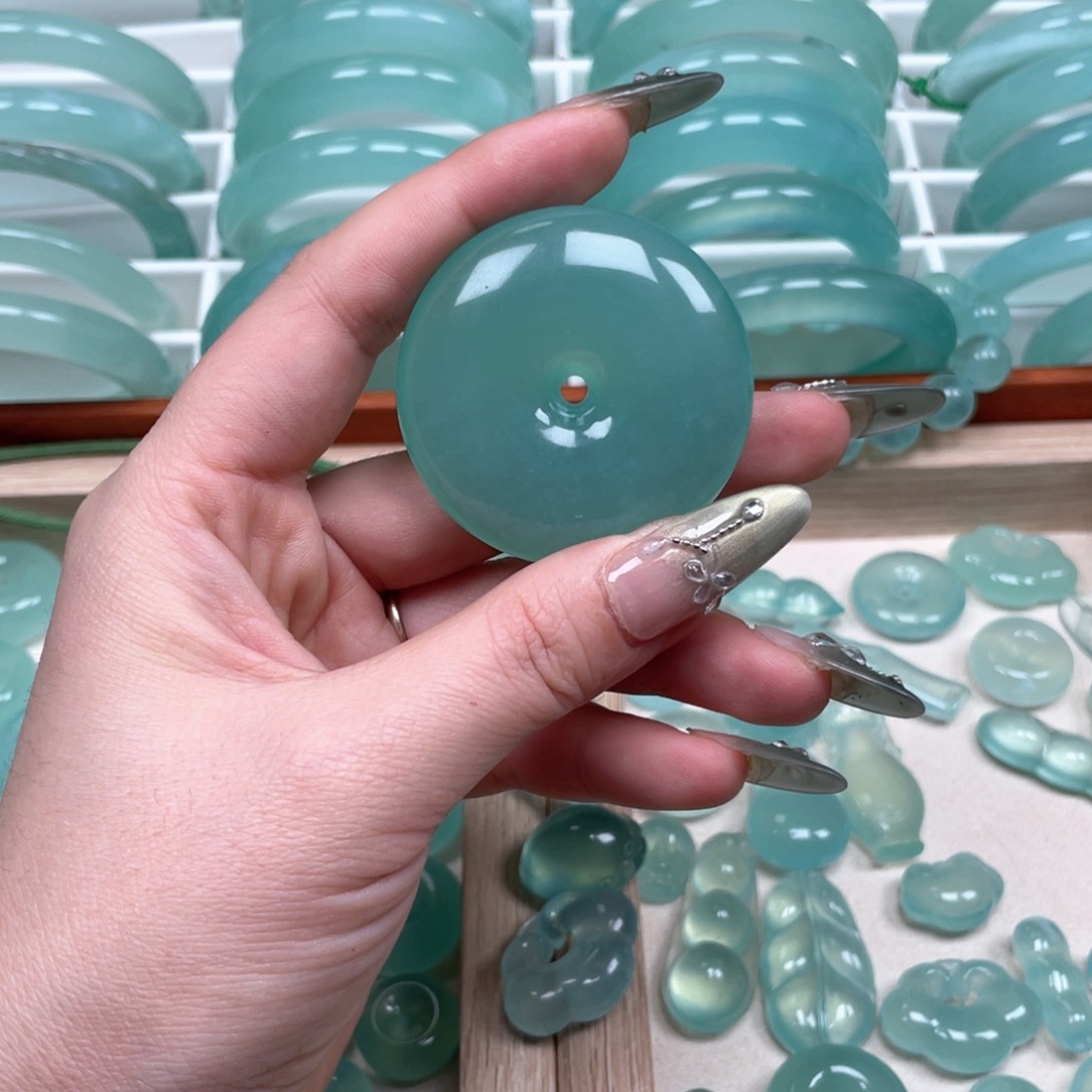 蛇纹石玉颈饰未镶嵌❄***❄