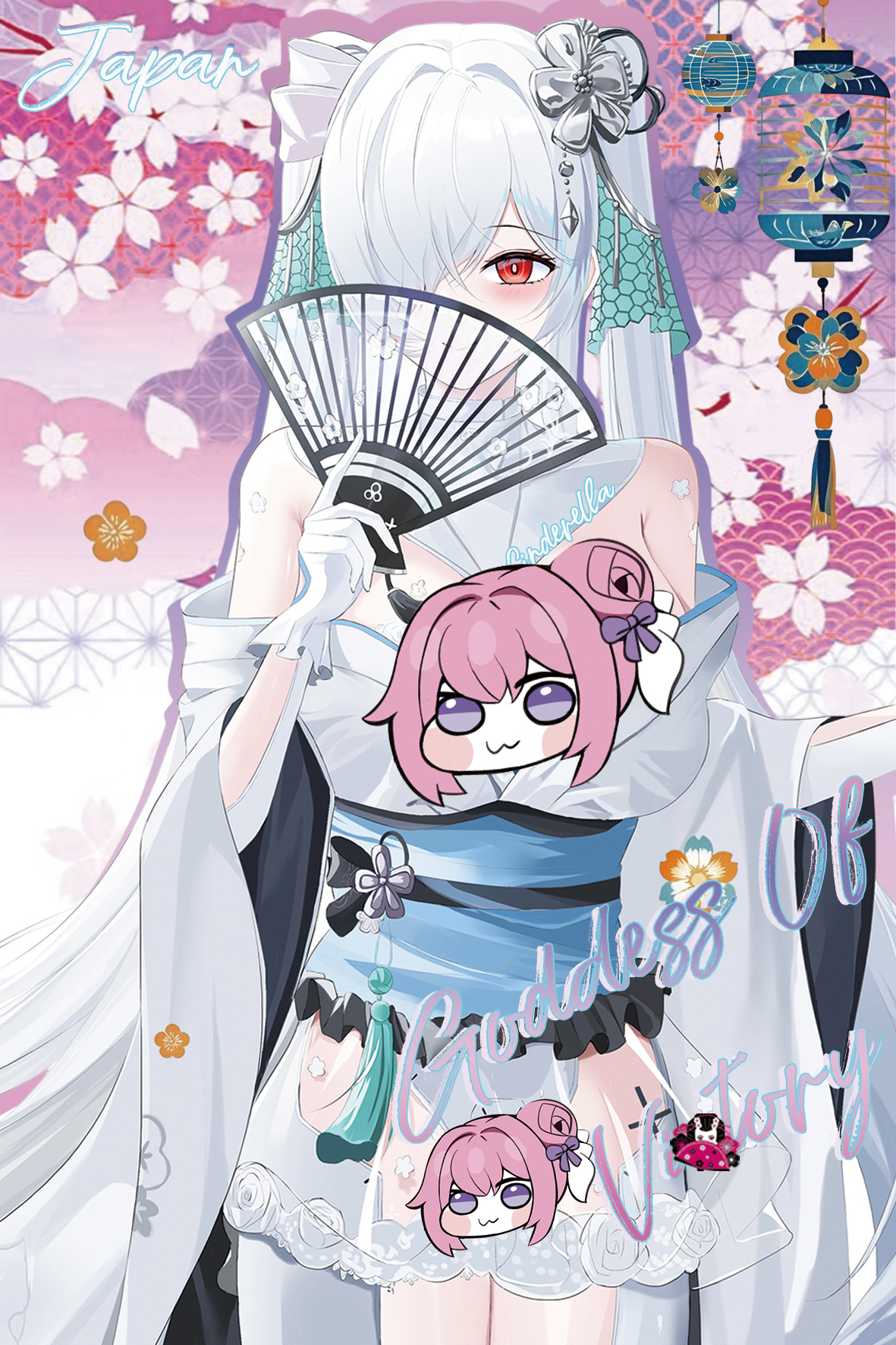 《胜利女神》二创周边高工艺精美亚克力水晶砖系列摆件15*10*1.5cm