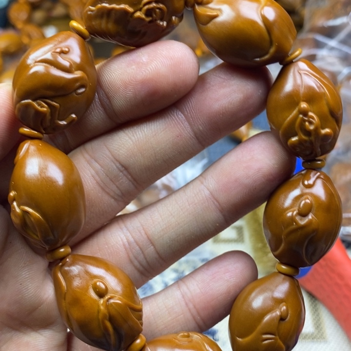 橄榄核手串/手链橄榄核雕工艺手串