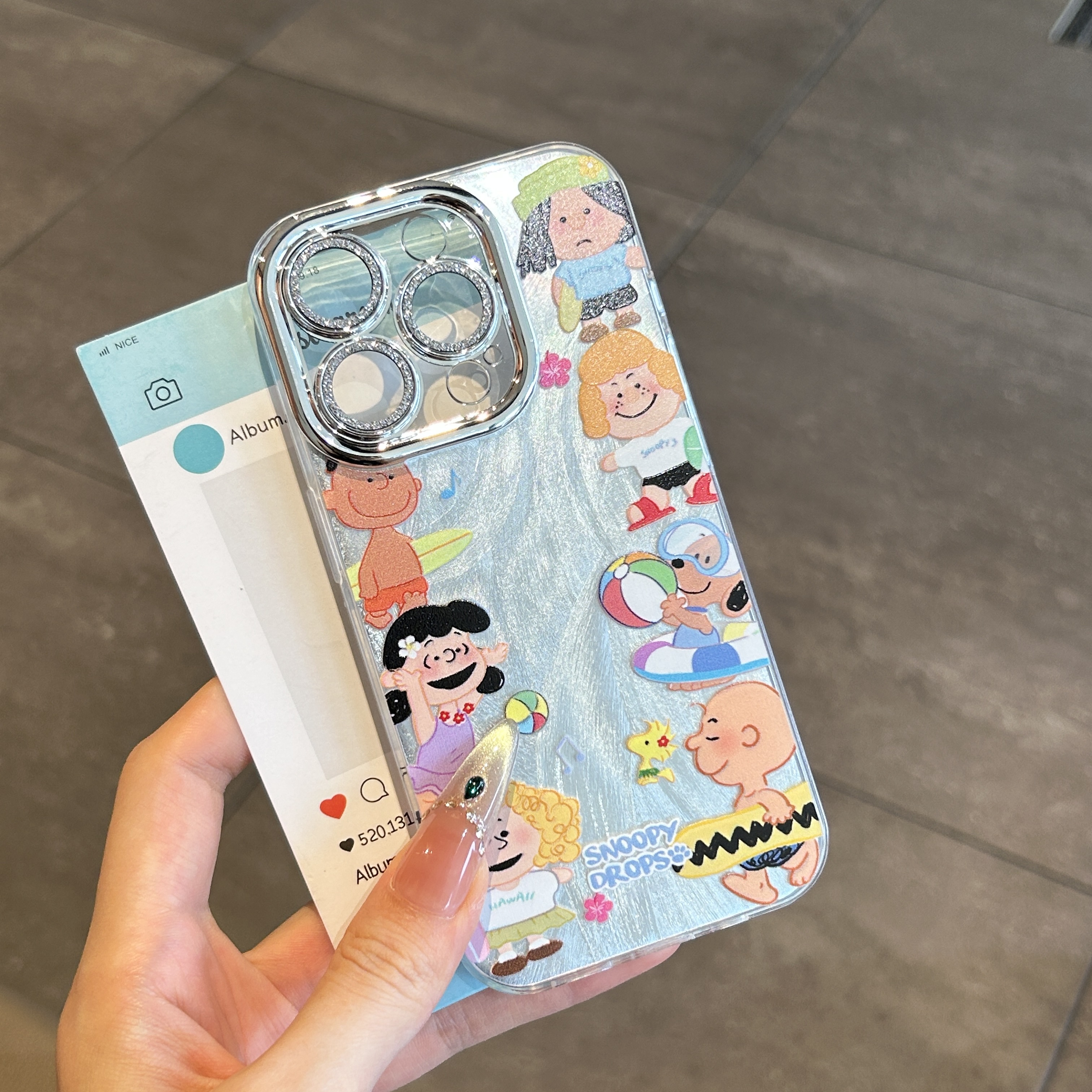 围圈小人适用苹果iPhonepro华为手机壳max镜头膜荣耀/小米纱防摔