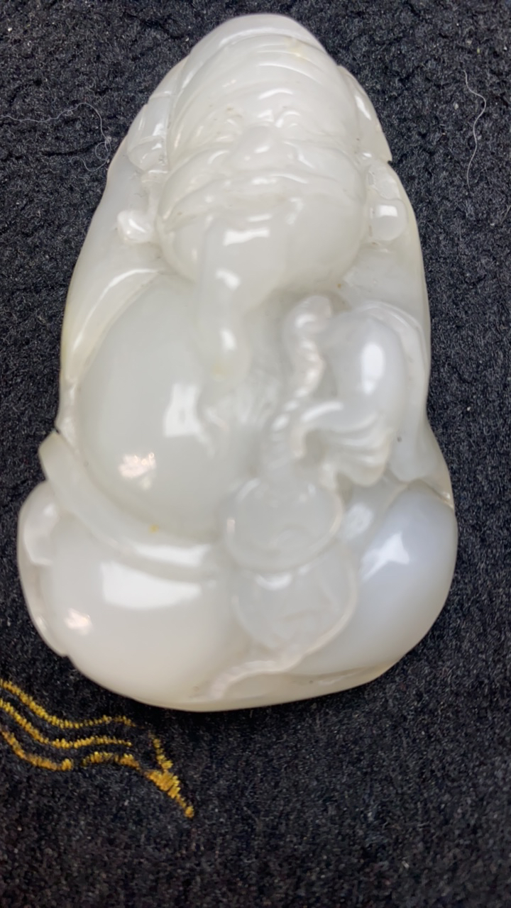 新疆和田玉财神到，