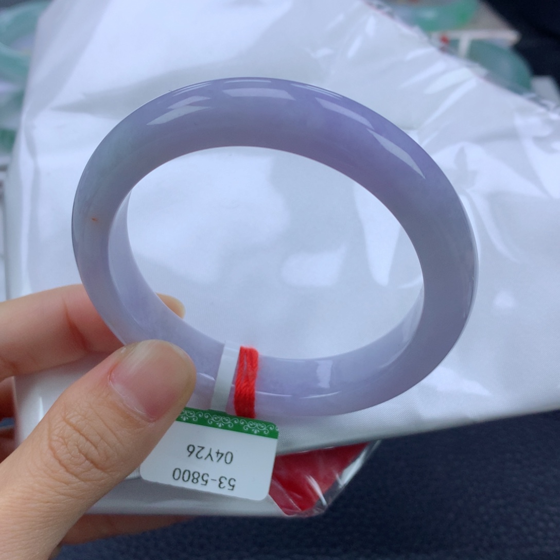 翡翠手镯未镶嵌51.7正