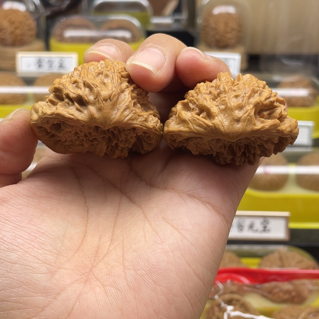 文玩核桃把件蛇头46