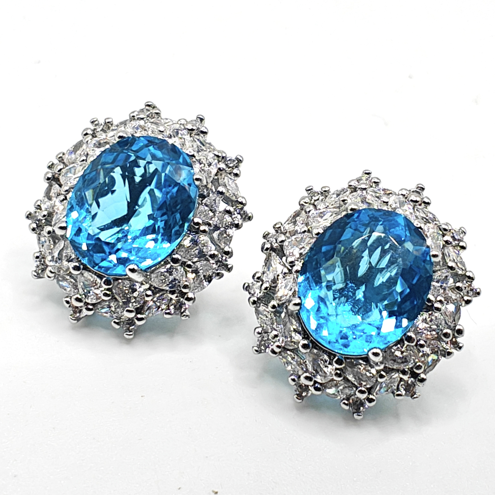 耳钉【蓝色】经典高奢豪华耳钉-115