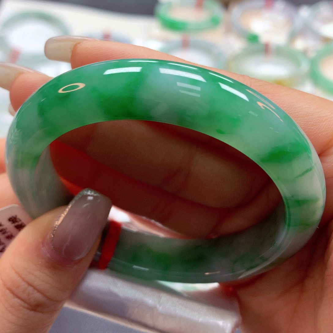 翡翠手镯未镶嵌56正3号88