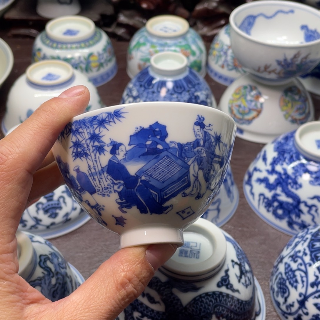 沐***风陶摆件景德镇陶瓷现代手工陶瓷茶具