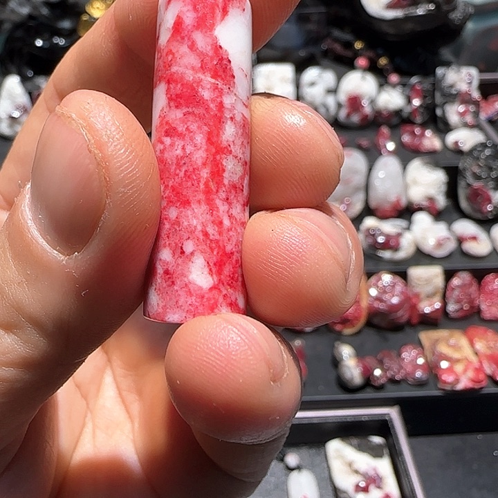 天然辰砂嘉*纯天然朱砂同珠