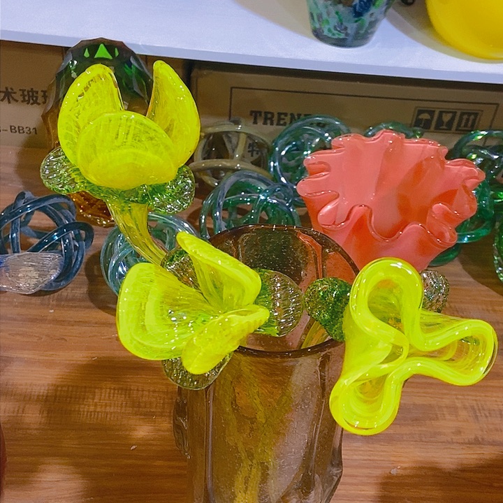 无铅玻璃琉璃花花48口8