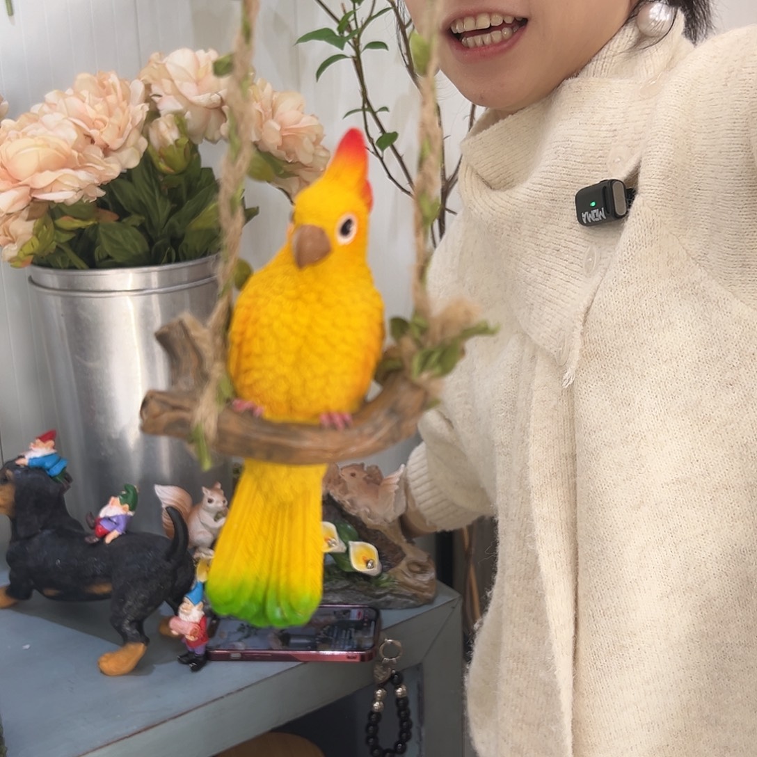 花园摆件红红火火