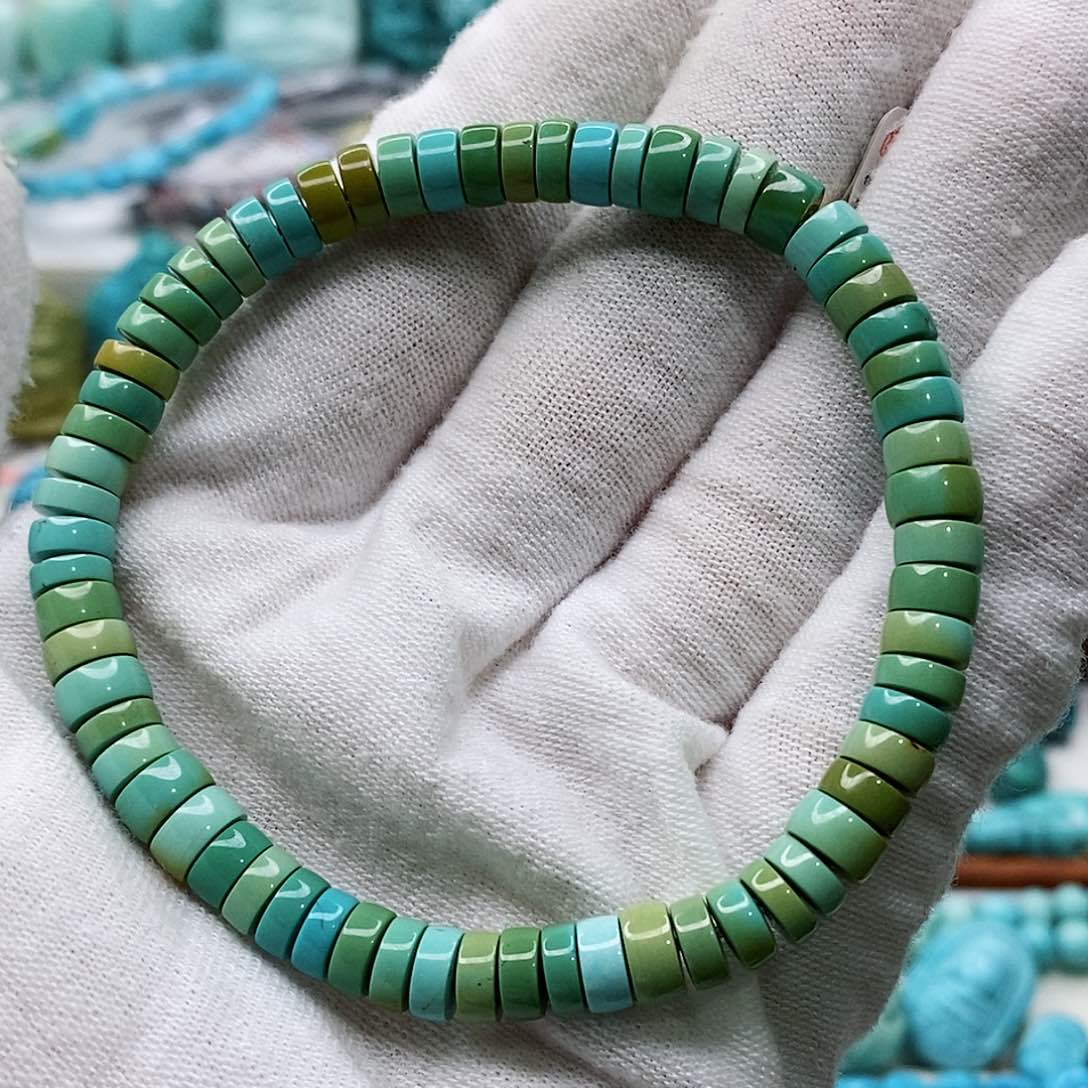 绿松石珠宝奇石未镶嵌R***灵