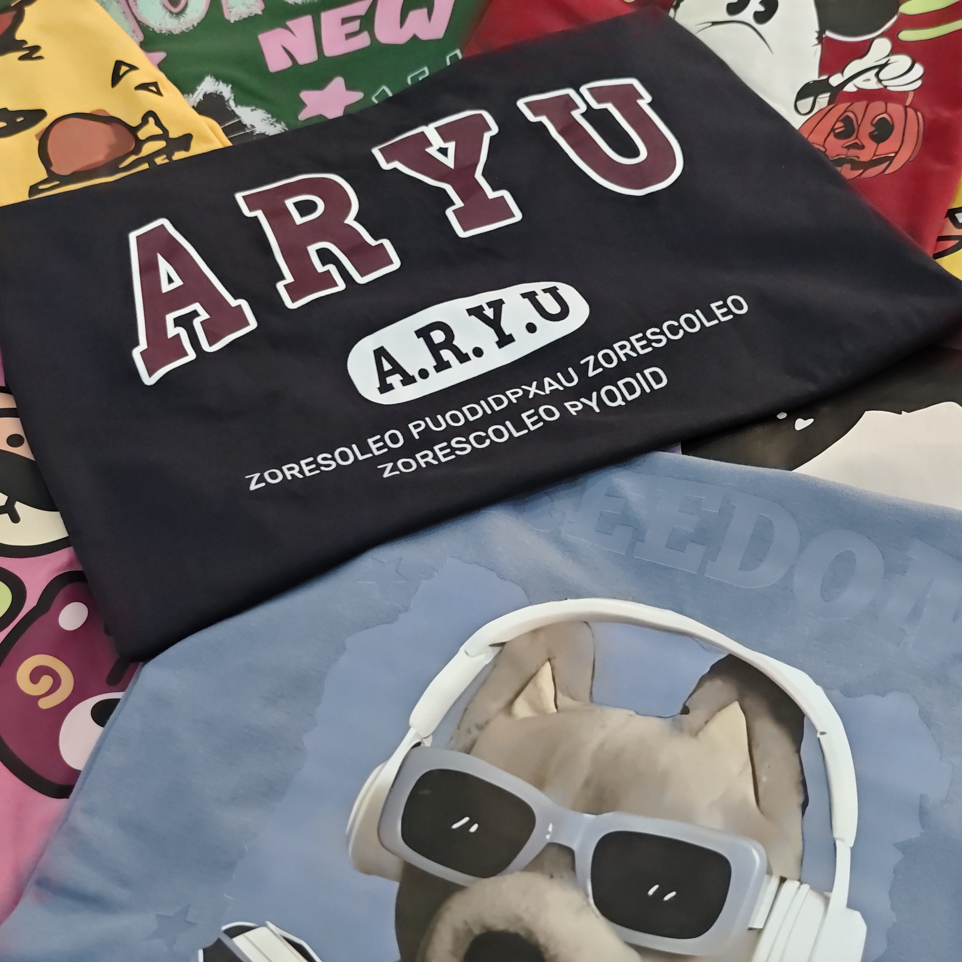 【孤品卫衣A401-A600】时尚休闲百搭潮流卫衣印花运动情侣宽松圆领