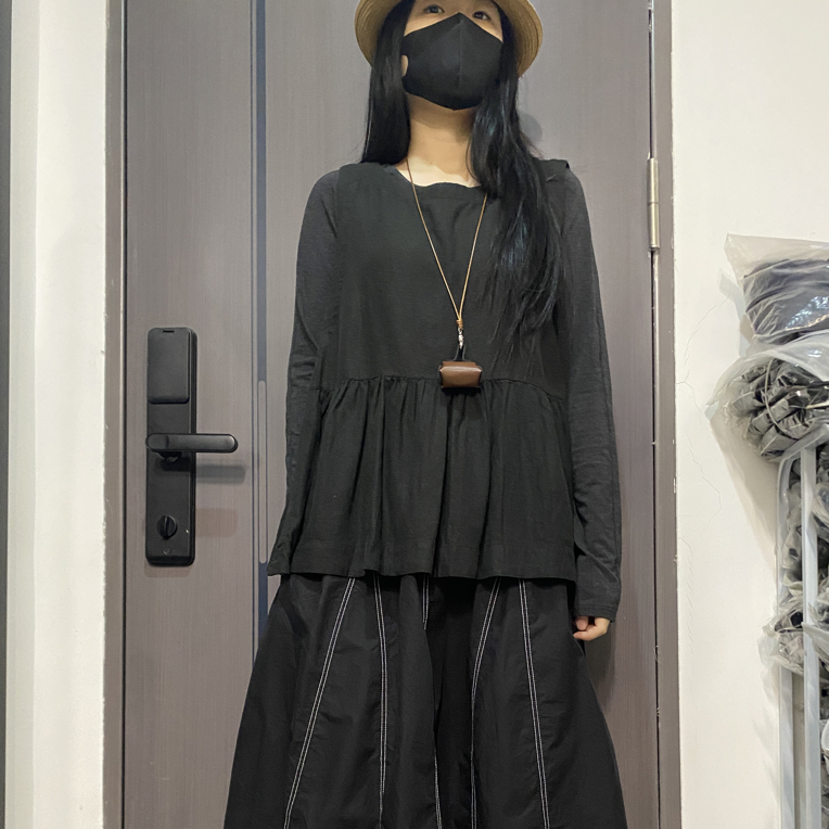 2025年四季新款汗麻套头背心马甲文艺禅意女宽松显瘦
