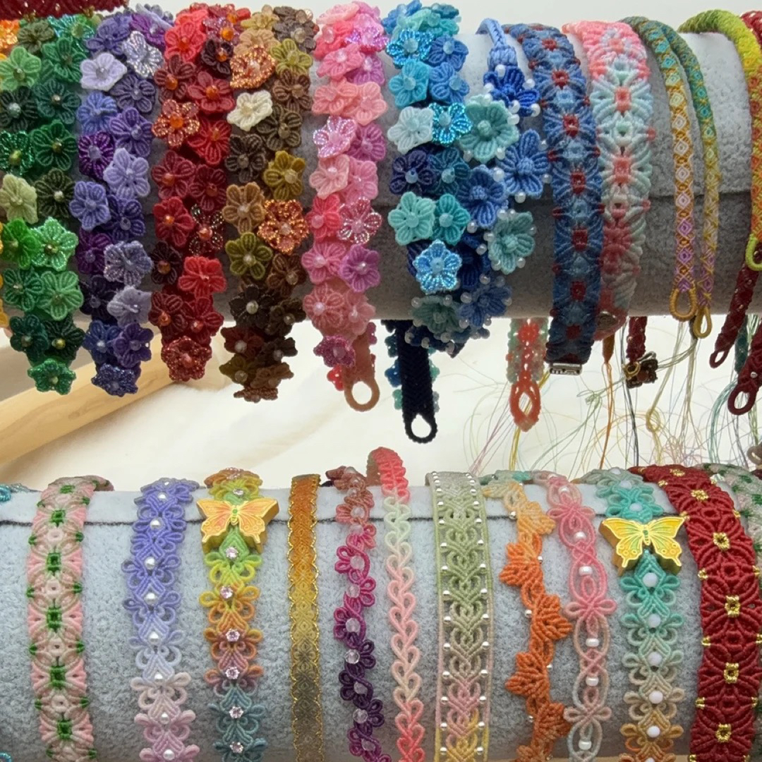 彩色刺绣花朵花边辅料双面水溶蕾丝diy手工布艺装饰材料