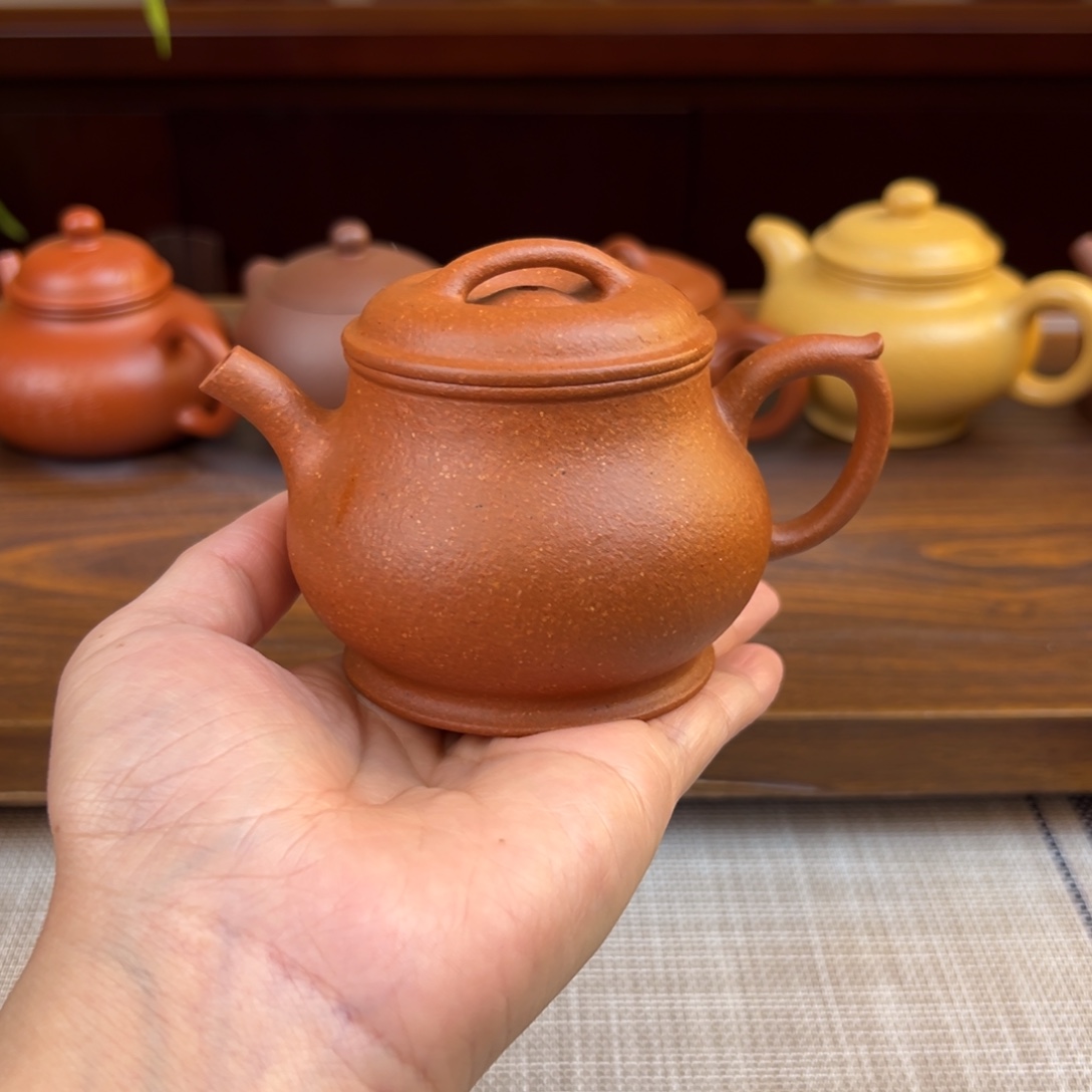茶壶紫砂黄降坡颂金全手170cc
