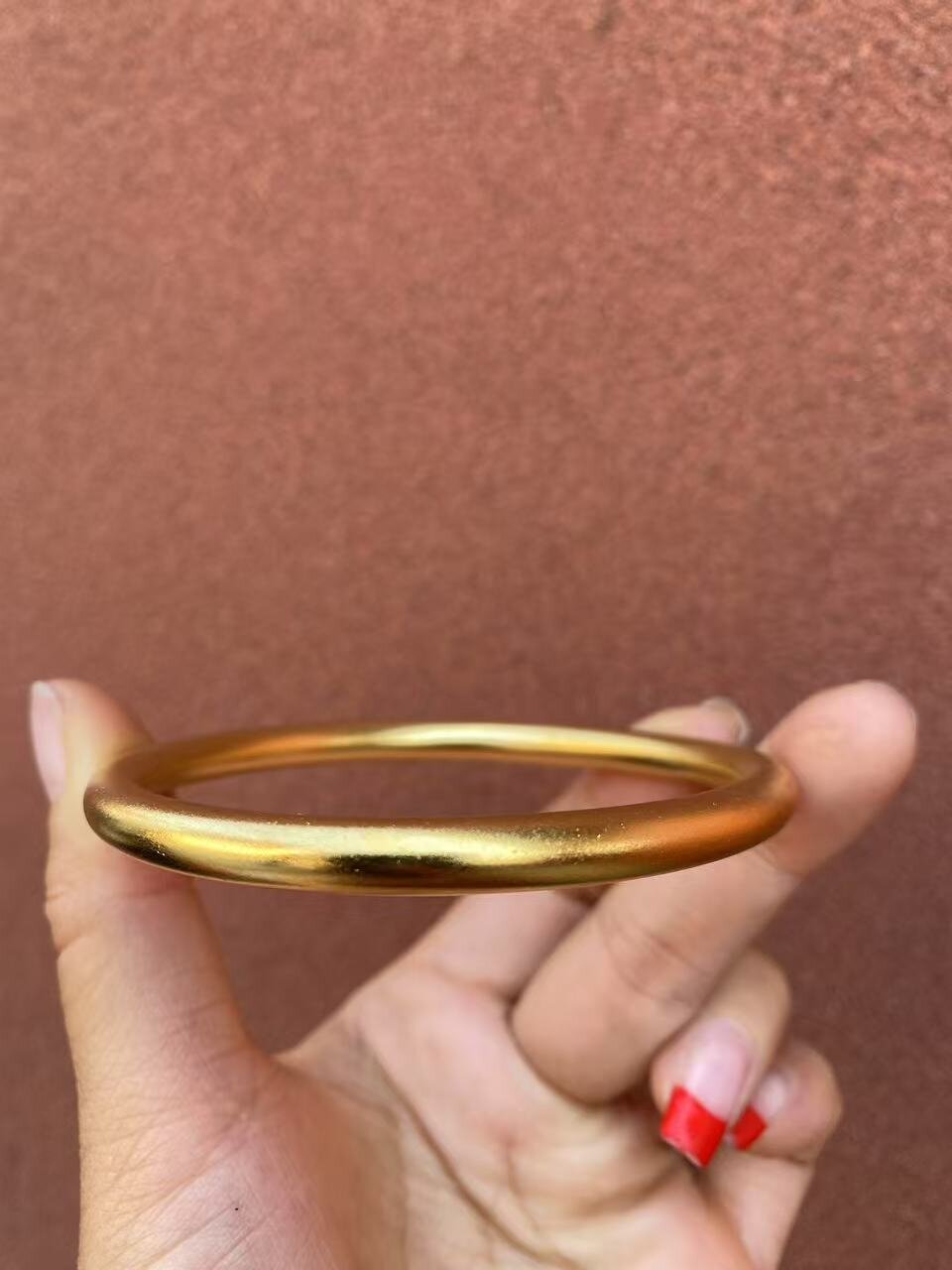 57-重工素圈手镯