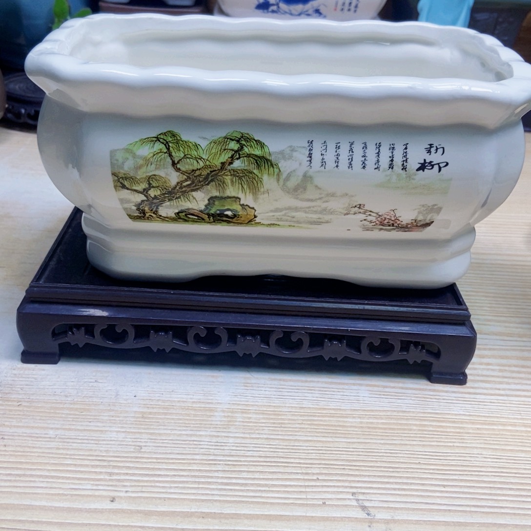 瓷片陶瓷花盆陶瓷艺术