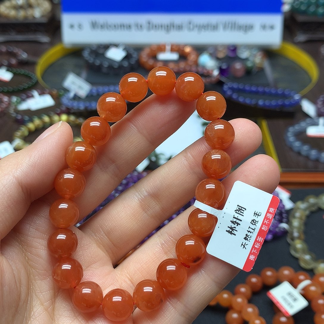 水晶手链未镶嵌彩**生手链