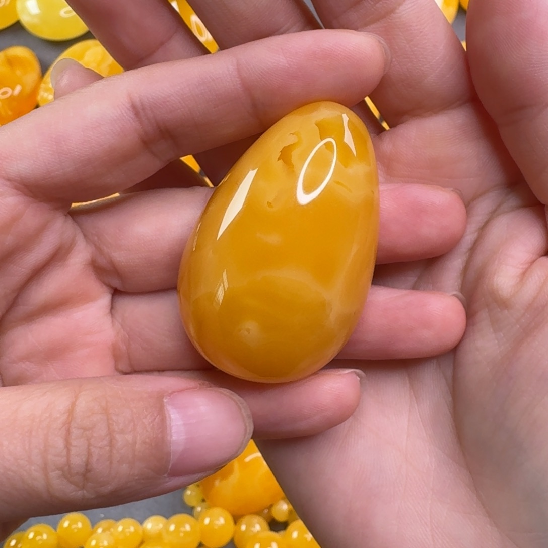 蜜蜡毛衣链未镶嵌馨**?