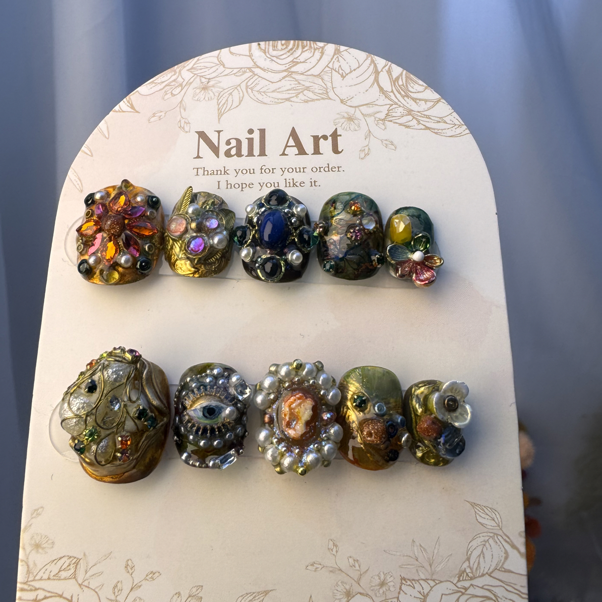 「原始秘境」纯手工穿戴甲