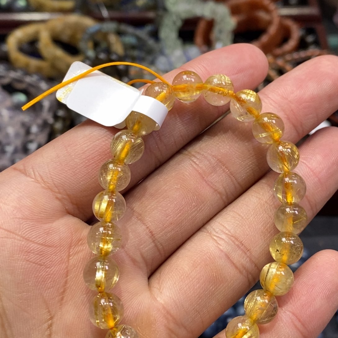 水晶手链未镶嵌金发8.2