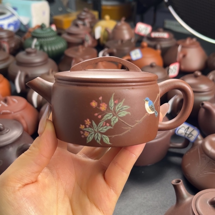 紫砂茶壶莹小四紫砂