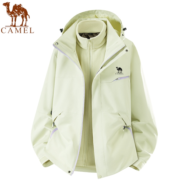 【追风者】骆驼保暖御寒三合一冲锋衣男女同款夹克2025新款冬外套B
