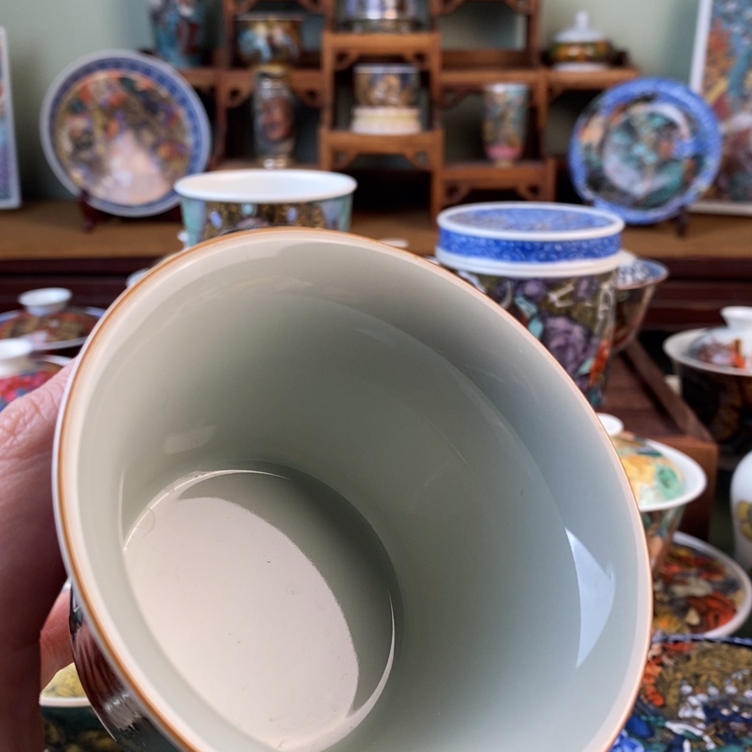 V***）手工手绘西游盖碗