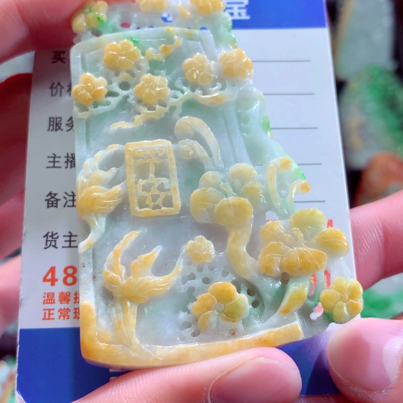 【闪购商品】翡翠颈饰未镶嵌挂件