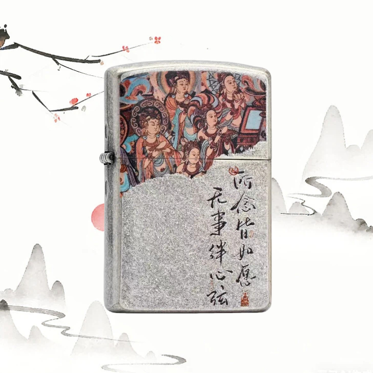 古银所念皆如愿防风煤油打火机创意打火机男士复古无油F