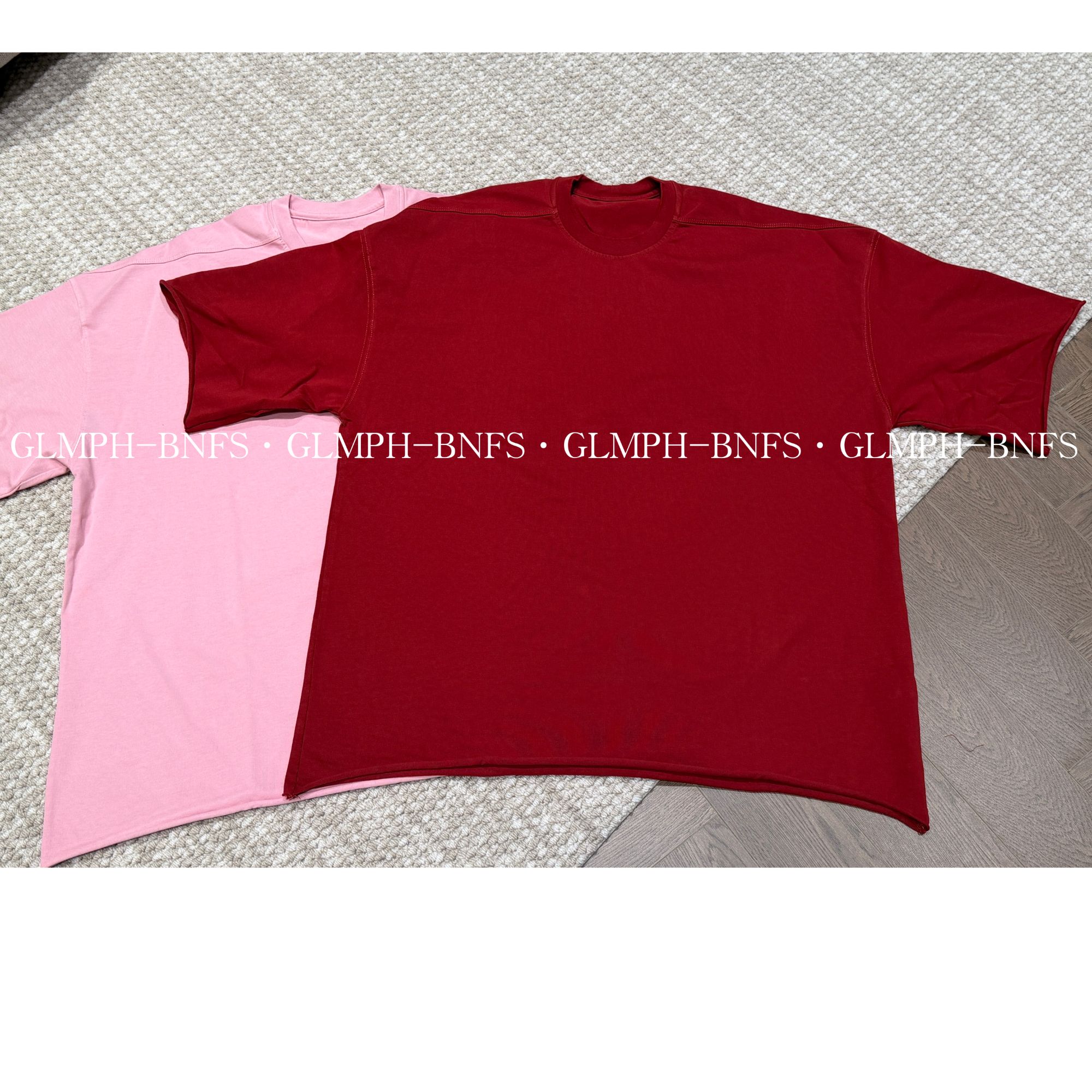GLMPH-BNFS【卷卷半袖】简约宽松卷边短袖时尚百搭休闲打底T恤-1358