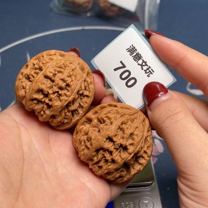 文玩核桃把件粗筋45.700