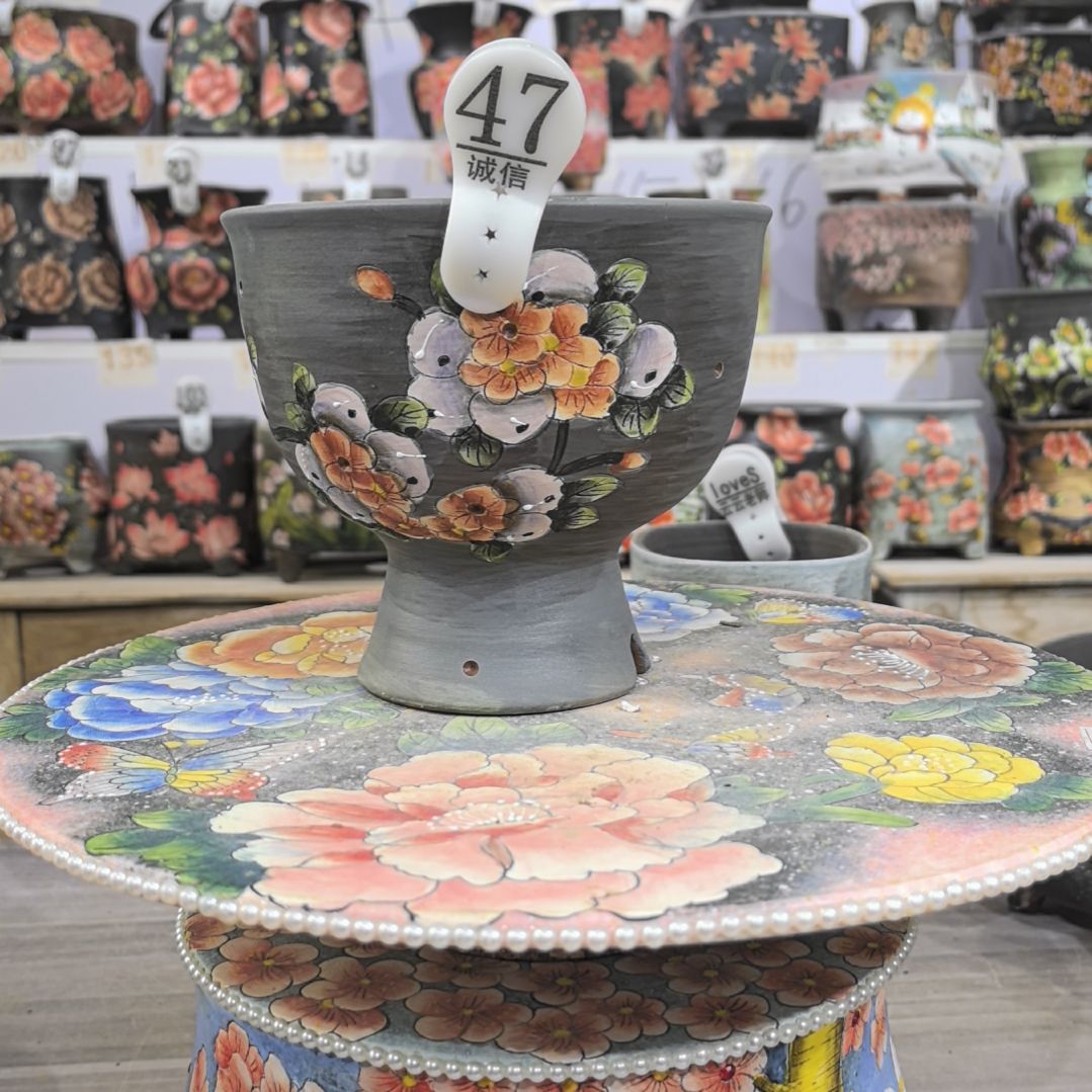 花盆红泥景德镇花盆