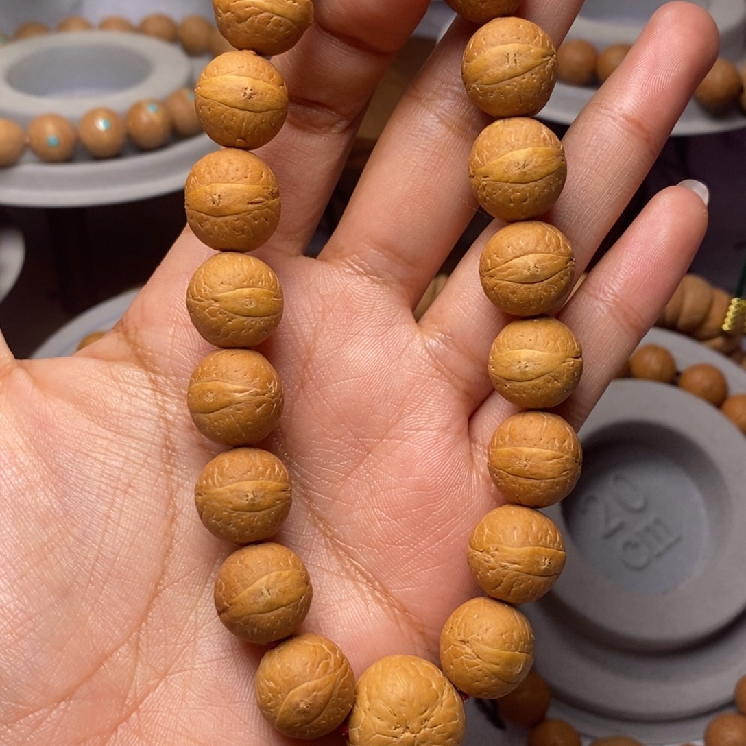 凤眼菩提吊坠手串